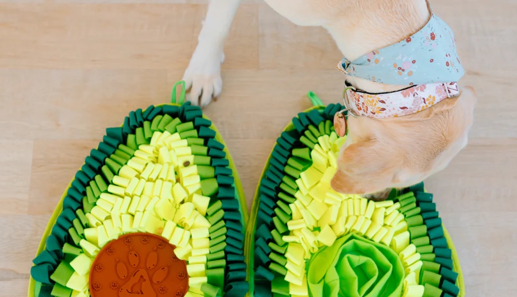 avocado snuffle mat